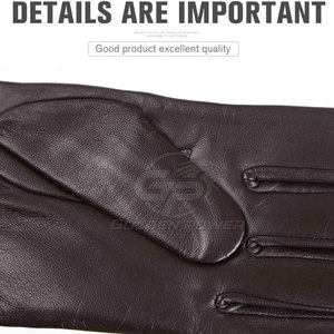 Gants en cuir de qualité supérieure, design de logo personnalisé, fabricant pakistanais, prix de gros d'usine, gants en cuir - Product Image 6