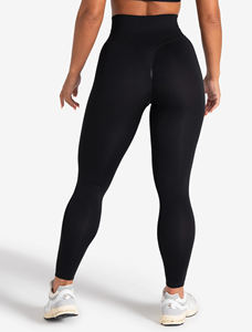 Vente en gros de leggings de yoga pour femmes à taille haute, leggings de sport pour soulever les fesses, vêtements de sport respirants, leggings de fitness doux - Product Image 5