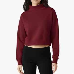 เสื้อไหมพรมแขนยาวทรงบ็อกซี่ คอเต่า ลายพิมพ์ สีพื้น ผ้าระบายอากาศ ป้องกันรอยยับ สำหรับผู้หญิง ฤดูหนาว ปี 2025 - Product Image 6