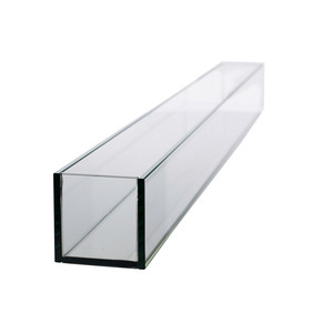 VPB4448 - Rectangular Plate Glass Planter Box <b>Vase</b>- 4 x 4 x 48 - Product Image 1