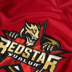 OEM Custom Design Wholesale Breathable High Quality 100% Polyester Mesh Ice Hockey Jersey Uniform Tackle Twill Practice Made - Product Image 6