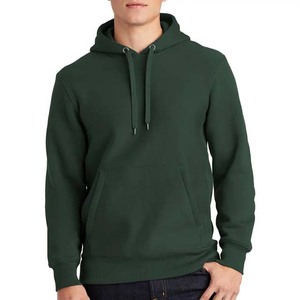 Pull uni 100% coton personnalisé sweats à capuche coupe ajustée pour hommes Streetwear Style décontracté conception vierge hiver basiques hommes sweats à capuche - Product Image 1