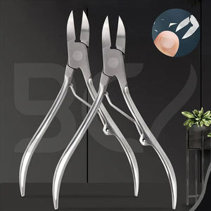 Stainless Steel <b>Nail</b> <b>Clippers</b> Set, In Reasonable Price Toenail <b>Clipper</b> With Wide Jaw For Thick <b>Nails</b> Podiatry Nippers Tools - Product Image 5