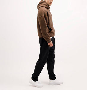 Sweat à capuche vintage pour homme en coton épais 100 % brodé et sérigraphié avec poche et design respirant – Collection Hiver - Product Image 2