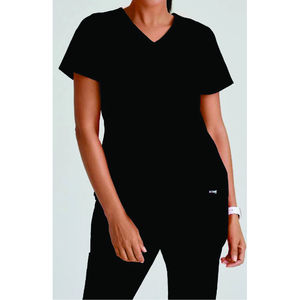 Femmes meilleure qualité Salon de beauté Spa tunique chemise dames fantaisie salon de beauté gommages uniforme haut avec poche en option - Product Image 1