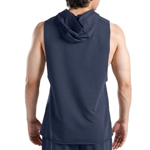 Fabricante de Camisetas sin Mangas Personalizables OEM, Transpirables, Corte Liso sin Costuras, Color Sólido, Ropa Deportiva para Fisicoculturismo, Top Moderno - Product Image 3