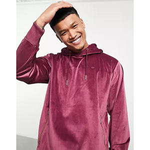 Nouveau design Pull à manches longues pour homme Pull d'hiver chaud en velours velours suédé avec logo personnalisé Écologique Haute qualité - Product Image 4