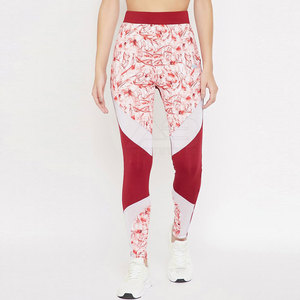 Leggings de fitness taille mi-haute pour femme avec logo personnalisé, motif uni, vêtements de sport sans couture, pantalon de yoga à fermeture élastique - Product Image 1