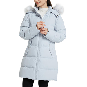 Winter Fashion Women's Padded Parka Jacket with Popular <b>Fox</b> <b>Fur</b> Collar Women's Parka Jacket Winter Season Long Puffer Coat - Product Image 6