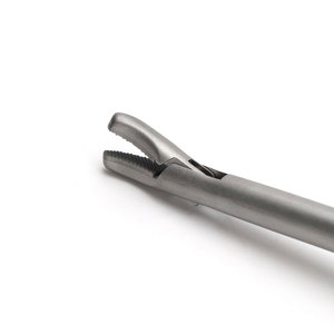 Porte-aiguille laparoscopique manuel en acier inoxydable argenté de haute qualité, instruments chirurgicaux réutilisables pour la chirurgie générale, certifié CE - Product Image 6