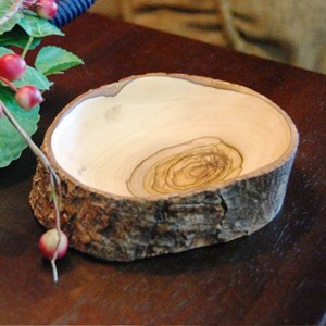 ชามเปลือกต้นเทียนทำจากไม้ผลไม้ผลิตภัณฑ์ขายดีชามตกแต่งด้วยเปลือกต้นมะม่วงทำในอินเดีย - Product Image 2