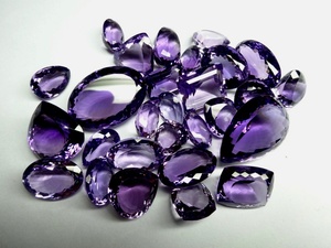 Atractivo lote de forma de mezcla de piedras preciosas de amatista facetadas, piedra de amatista de sombra de Color profundo brasileño, lo mejor para hacer joyas - Product Image 4