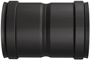 Inverter a Condensa per Stufe a Pellet Colore Nero Opaco 10 cm - Product Image 1