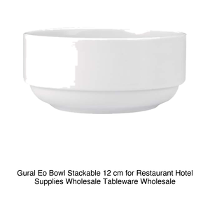 Bol empilable Gural Eo 12 cm pour restaurants, hôtels, fournitures en gros, vaisselle en gros - Product Image 2