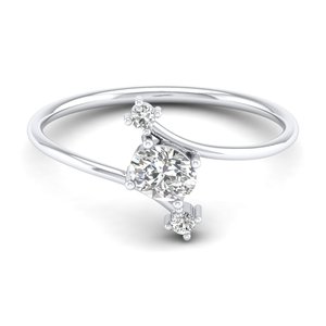REYES Diseño de moda 925 Plata de ley Corte ovalado 0.4ct Moissanite Anillos de compromiso Regalo de aniversario para esposa Joyería fina - Product Image 1