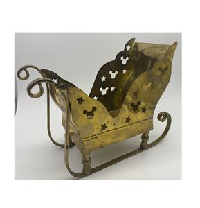 Wholesale Price Garden Decoration <b>Santa</b> <b>Sleigh</b> Exclusive Design High Quality Metal Galvanized Christmas <b>Sleigh</b> Vintage Look - Product Image 4