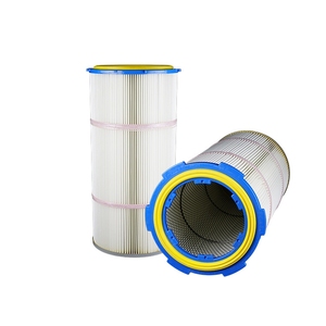High surface area industrial dust filter cartridge for <b>sandblasting</b> room dust control - Product Image 2