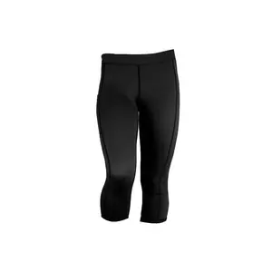 新款设计透气运动裤适合女性锻炼训练健身黑色打底裤女士锻炼健身健身房瑜伽卡普里