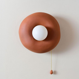 Première qualité LED fer papier mâché applique murale blanc cassé moderne pour bureau à domicile salon décor bas prix - Product Image 5