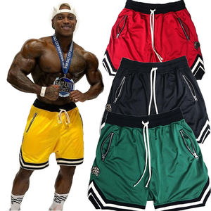 100% coton hommes Shorts de course entraînement musculation Gym sport grande taille court hommes vêtements décontractés mâle Fitness - Product Image 1