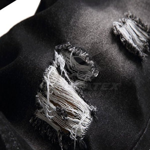 Shorts en jean décontractés pour hommes en coton 100% respirant à séchage rapide avec logo et design personnalisés, best-seller - Product Image 5
