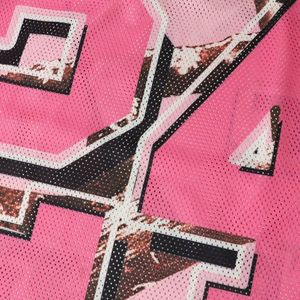 บริการพิมพ์แบบซับลิเมชั่นเต็มรูปแบบ รับผลิตเสื้อฟุตบอลแขนสั้นโพลีเอสเตอร์ 100% พร้อมบริการสกรีนโลโก้และหมายเลขตามสั่ง เสื้อเจอร์ซีย์ตาข่ายสไตล์เรโทร - Product Image 5