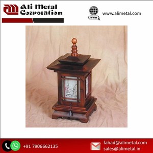 Linterna de vela de madera ecológica hecha a mano para decoración navideña del hogar-Suministro MUNDIAL DE LA India - Product Image 4