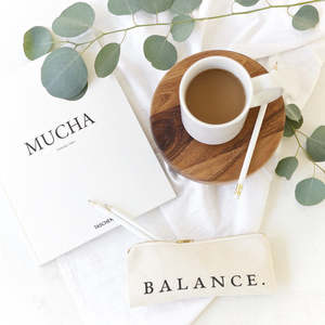 Portable Balance Cotton Canvas Pencil <b>Case</b> Travel Pouch Zipper <b>Makeup</b> Organizer Bag Custom Logo for Organizing Your <b>Makeup</b> Go - Product Image 4