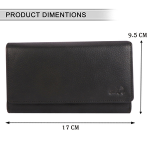 กระเป๋าคลัทช์หนังแฟชั่นใหม่แบบปรับแต่งได้2025ใหม่แบบเรียบง่ายเนื้อสัมผัสแบบพับได้ยาวมีซิปอุปกรณ์เดินทางของผู้หญิง - Product Image 2