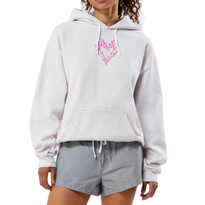 เสื้อฮู้ดขนาดใหญ่พิเศษสำหรับผู้หญิงเสื้อผ้าฝ้าย100% ระบายอากาศได้ดีเสื้อผ้าพิมพ์โลโก้ตามสั่ง - Product Image 1