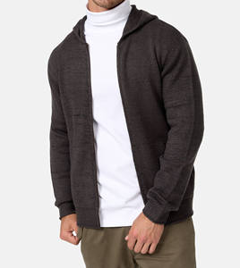 Sweat-shirts à capuche surdimensionnés respirants à épaules tombantes avec logo imprimé en 3D personnalisé, style zippé, couleur contrastée pour hommes - Product Image 5