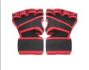 ถุงมือออกกำลังกายผ้าสแปนเด็กซ์ระบายอากาศได้ดีสำหรับผู้ชายใช้ในยิมถุงมือสำหรับยกน้ำหนักตกปลาฟิตเนส - Product Image 2