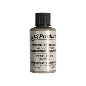 Peinture de retouche pour four à micro-ondes QB 98QBP0301, couleur Perle/Blanc cassé, 1/2 Fl. Oz. Pièces de rechange précises pour source d'alimentation électrique en plastique - Product Image 3