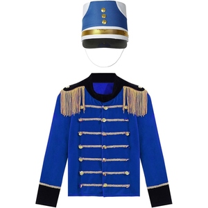 เครื่องแบบวงเดินขบวนทำจากผ้าฝ้าย100%/โพลีเอสเตอร์ปรับขนาดได้และสายรัดข้อมือสี - Product Image 3