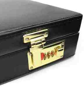 ผ้ากันเปื้อนอิฐกระเป๋าเอกสารหนังสีดำสำหรับ WM & mm - Product Image 3