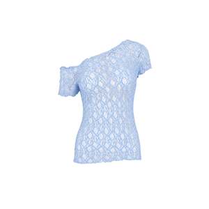 Blusa Dusuk Omuz Gupur - Azul - Azul - Product Image 3