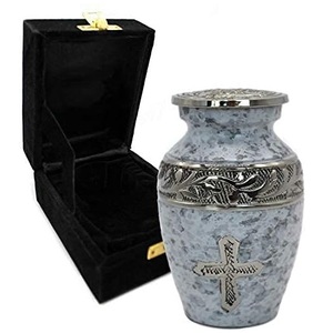Beautiful Memorial Solid Metal Decorative Cremation <b>Urn</b> For Adult Male Female <b>Large</b> Brass Cremation <b>Urns</b> for Human Ashes - Product Image 4