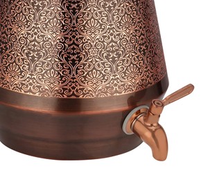 Hot Sale Handmade Engraved Copper Metal <b>Water</b> Dispenser in Affordable Price From India - Product Image 2