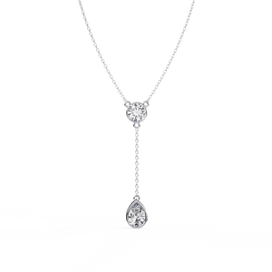 Collar con Colgante de Diamante Cultivado en Laboratorio de Oro de 18K, Hermoso Amuleto para Chicas con Alto Lujo y Estilo - Product Image 3