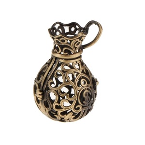 Florero de latón de calidad superior con acabado dorado brillante para el hogar, sala de estar, mesa, Metal decorativo - Product Image 6