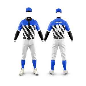 Fabricante de Ropa de Béisbol de Alta Calidad, Uniformes de Béisbol Transpirables Personalizados, Uniformes de Softbol con Estampado por Sublimación para Equipos - Product Image 3