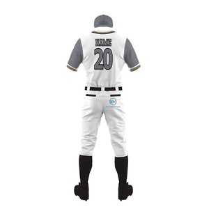 Uniforme de Béisbol Personalizado con Logotipo 2025 para Hombre, Nuevo Diseño, Uniforme de Béisbol de Buena Calidad en Color Sólido, Servicio OEM - Product Image 3