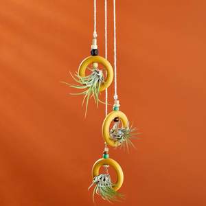 Paquete de 20 anillos de madera natural sin terminar para manualidades, proyectos de macramé, fabricación de joyas, conectores colgantes DIY (2,1 pulgadas) - Product Image 2