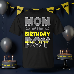 T-shirt a tema Famiglia di Pipistrelli per Compleanno, Regalo Speciale per la Mamma, Abbigliamento Promozionale per Ragazzi - Product Image 3