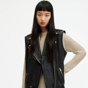 2024 คุณภาพสูงBreathableรถจักรยานยนต์ผู้หญิงสบายๆฤดูหนาวBiker Zipperหนังแจ็คเก็ต - Product Image 2