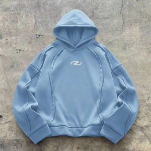 Sudadera con capucha y cremallera unisex, chaqueta de lana de mezcla de algodón suave, ropa deportiva ligera y cómoda para correr en el gimnasio o uso diario informal - Product Image 1