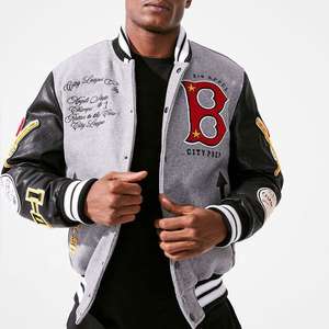 OEM Venta al por mayor Varsity Chaquetas Personalizado Bordado Chenille Parches Varsity Jacket Oversize College Baseball Jacket Para Hombre - Product Image 6