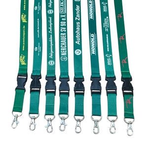 Lanière promotionnelle de polyester de lanière d'enseignant faite sur commande avec le support d'insigne de carte d'identité - Product Image 2