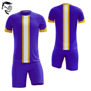 Uniformes de Fútbol para Adultos de Alta Calidad, Servicio OEM, Transpirables, Ligeros, de Secado Rápido, Elásticos, 100% Poliéster, Antibacterianos - Product Image 1