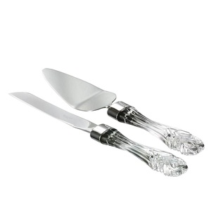 ชุดมีดโลหะแบบโบราณด้ามขัดเงาสีทองสำหรับฉลองวันเกิดโรงแรมพร้อมแท่นวาง - Product Image 6